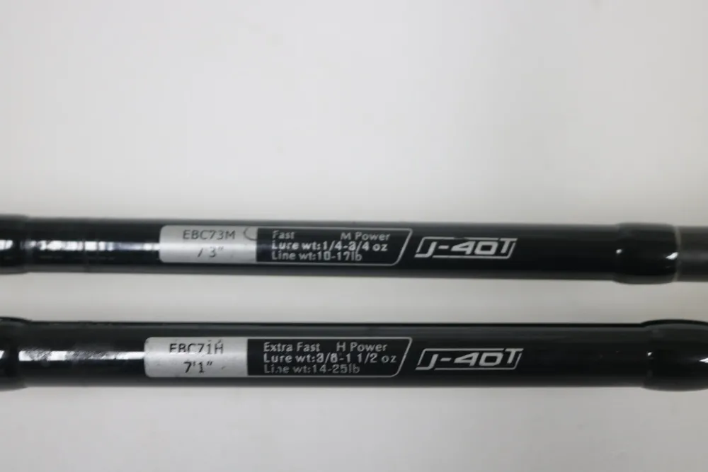 Best 13 Envy Black EBC73M and EBC71H Casting rod - Used - Fair Condition Used Casting Rods