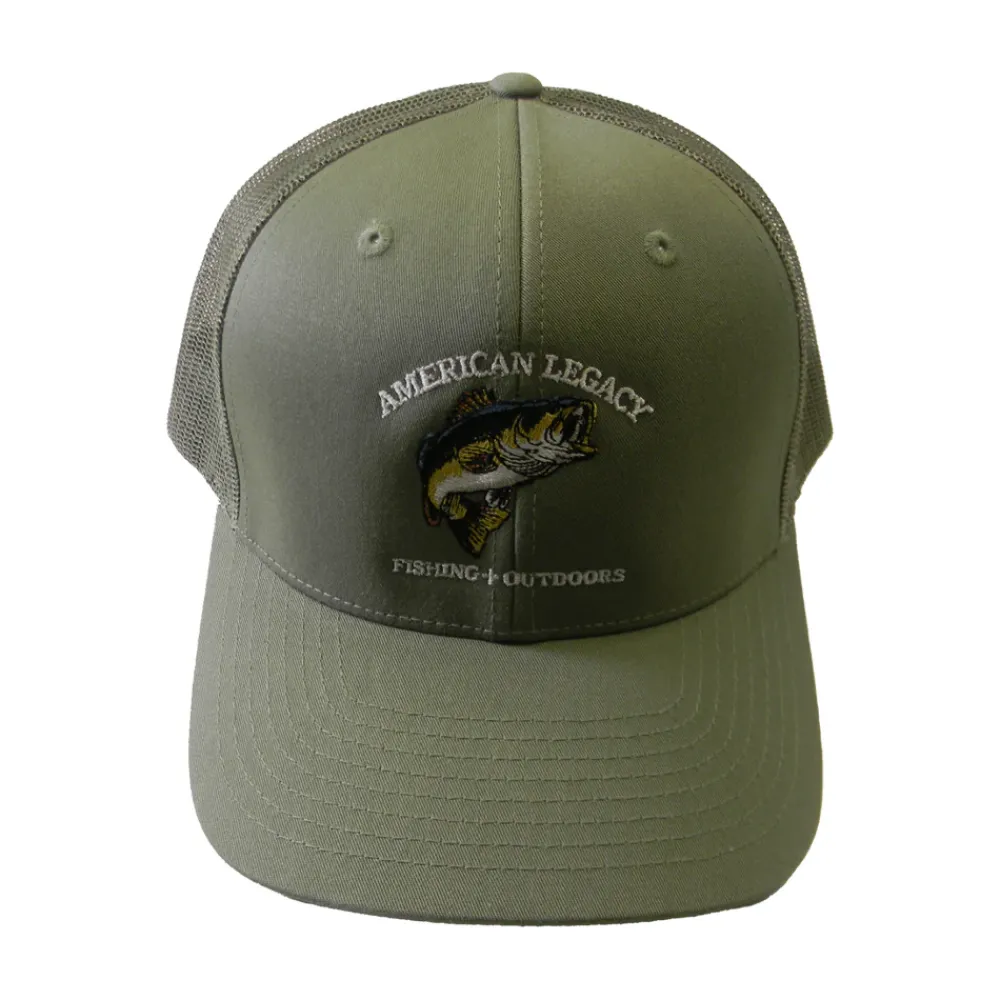 Online American Legacy Fishing & Outdoors Bass Trucker Hats Hats / Headwear