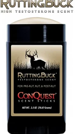 New Conquest Scent Stick Rutting Buck High Testosterone Scent 2.5oz | 1249 Accessories|Scent Control
