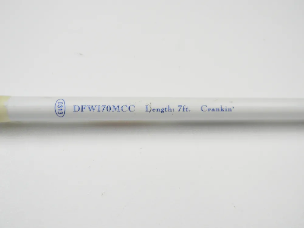 New White Ice DFWI70MCC Timmy Horton 7'0" Medium Crankin' - Used C Used Casting Rods