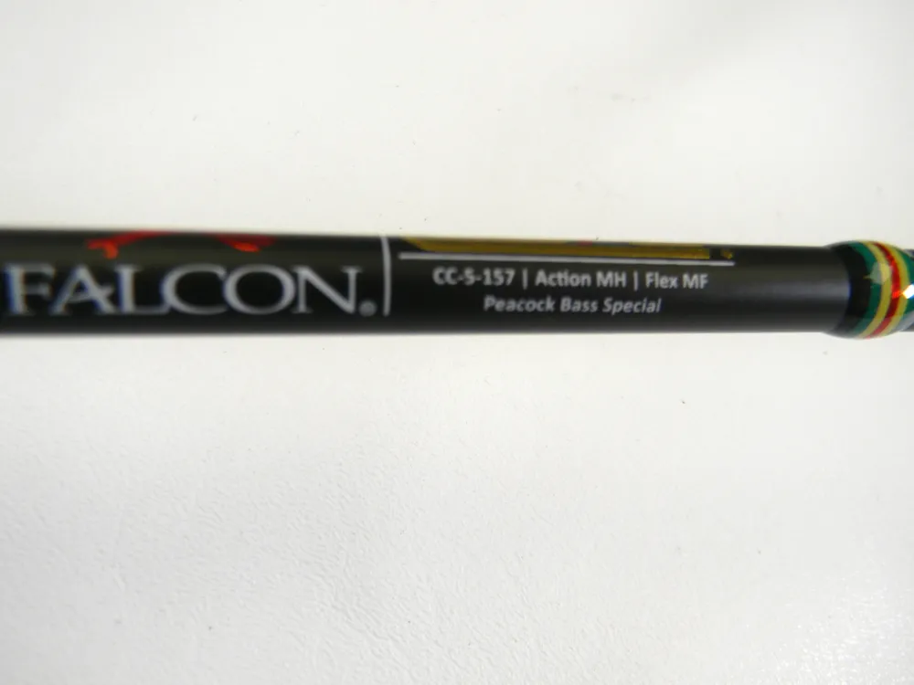 Hot Cara Peacock Bass FAL-CC-5-157 5'7" Medium Heavy - Used Casting Used Casting Rods