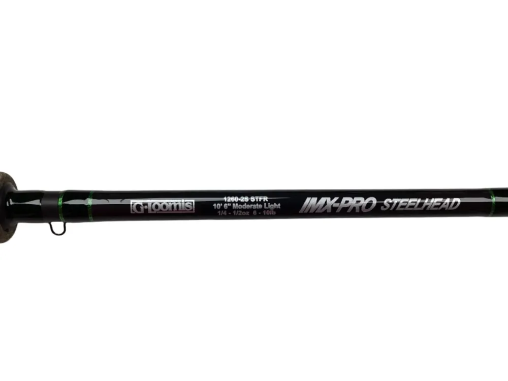 New IMX-PRO Salmon/Steelhead Float 1260-2S STFR 10'6" Light - Us Used Spinning Rods