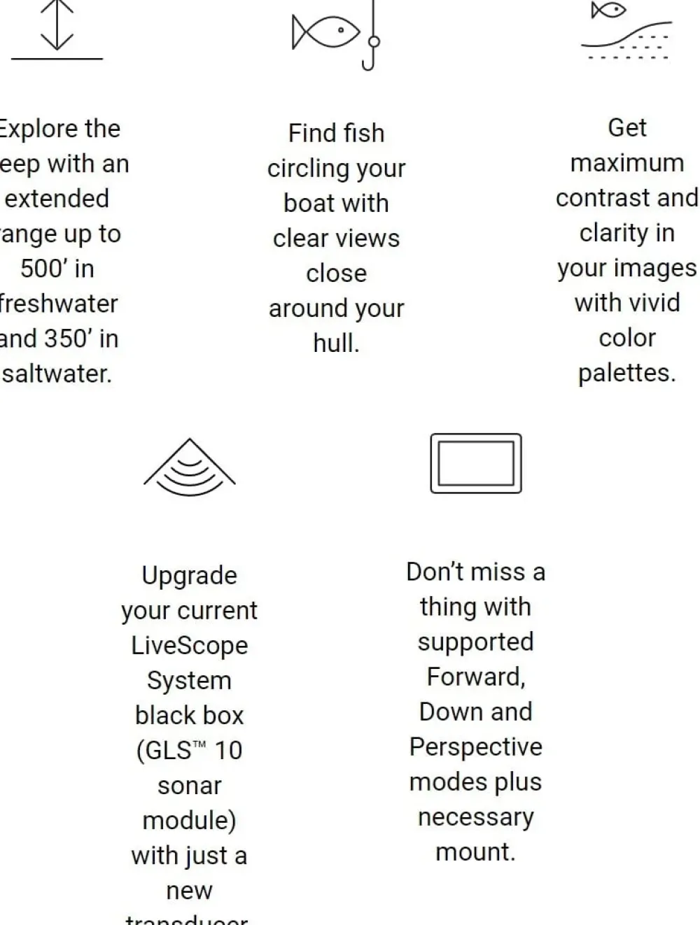 New LiveScope XR LVS62 Transducer | 010-02719-10 Fish Finders, Sonar & Accessories