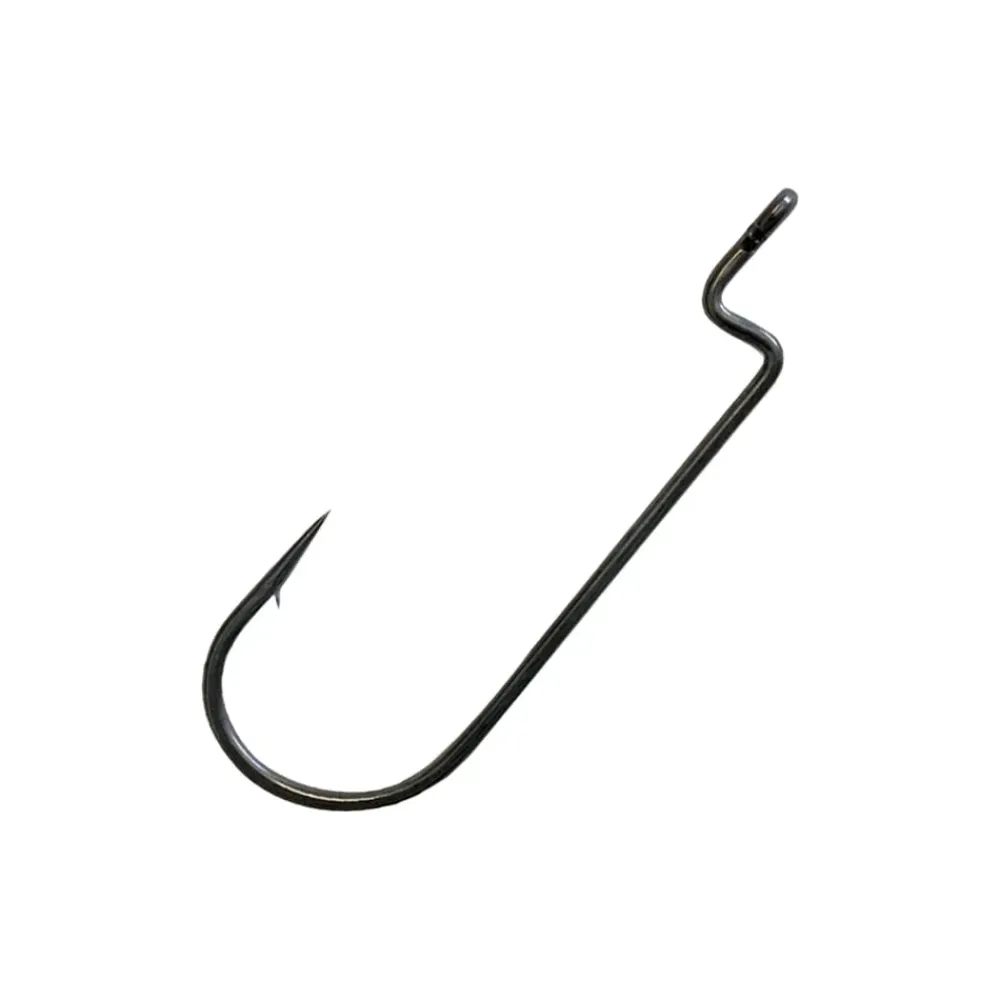 Hot WRM114HD Round Bend Offset Fluorine Coated Hooks Hooks