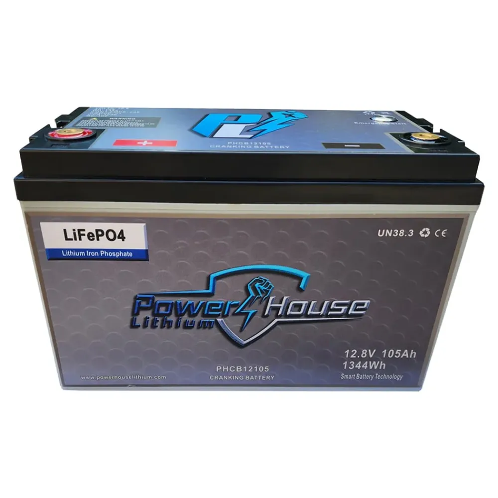 New Cranking Battery 12V 105AH with Emergency Start Marine Batteries And Chargers