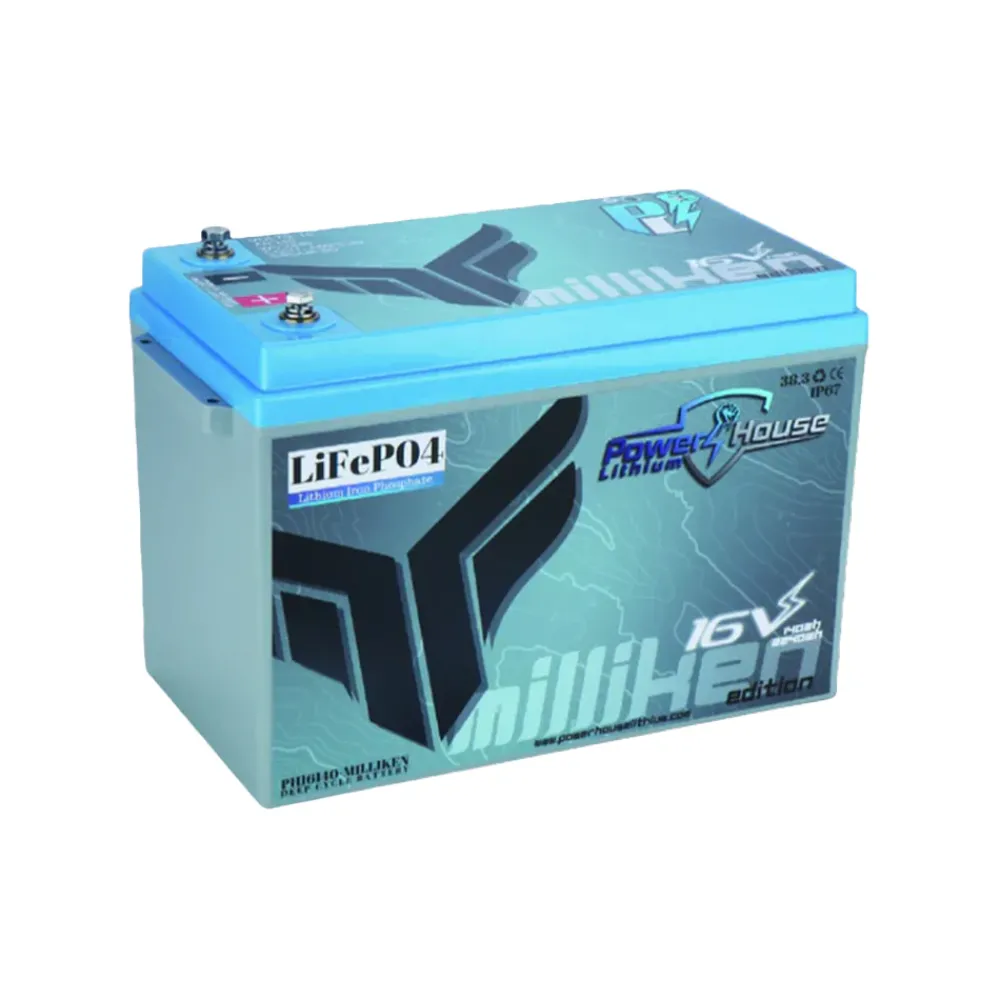New Milliken Edition Deep Cycle Battery 16V 140AH Limit Marine Batteries And Chargers