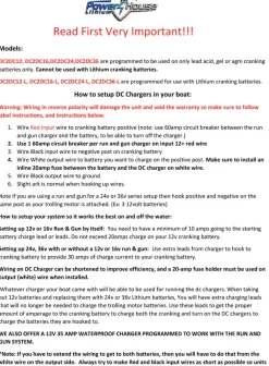 Outlet Run & Gun DC to DC Battery Chargers Marine Batteries And Chargers