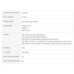 New Charge Marine Power Manager Smart Charger | CH-500W Marine Batteries And Chargers