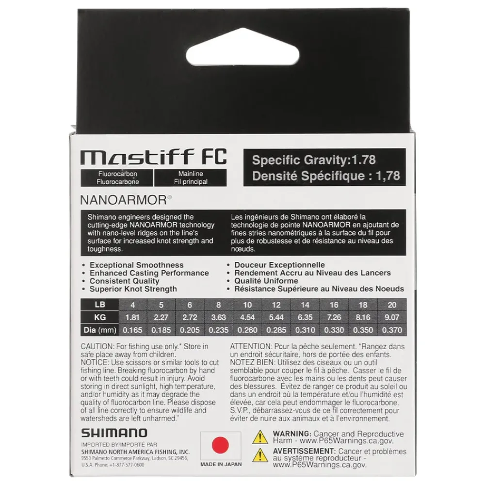 Best Mastiff FC Fluorocarbon Line Fluorocarbon