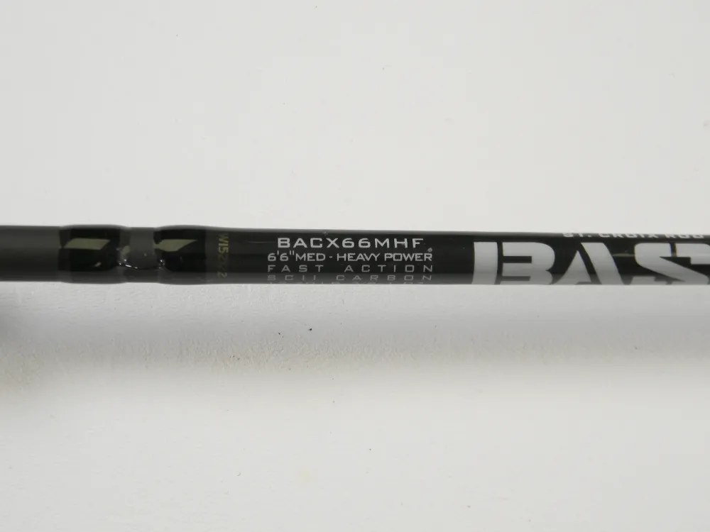 New Bass X BACX66MHF 6'6" Medium Heavy - Used Casting Rod - Exce Used Casting Rods