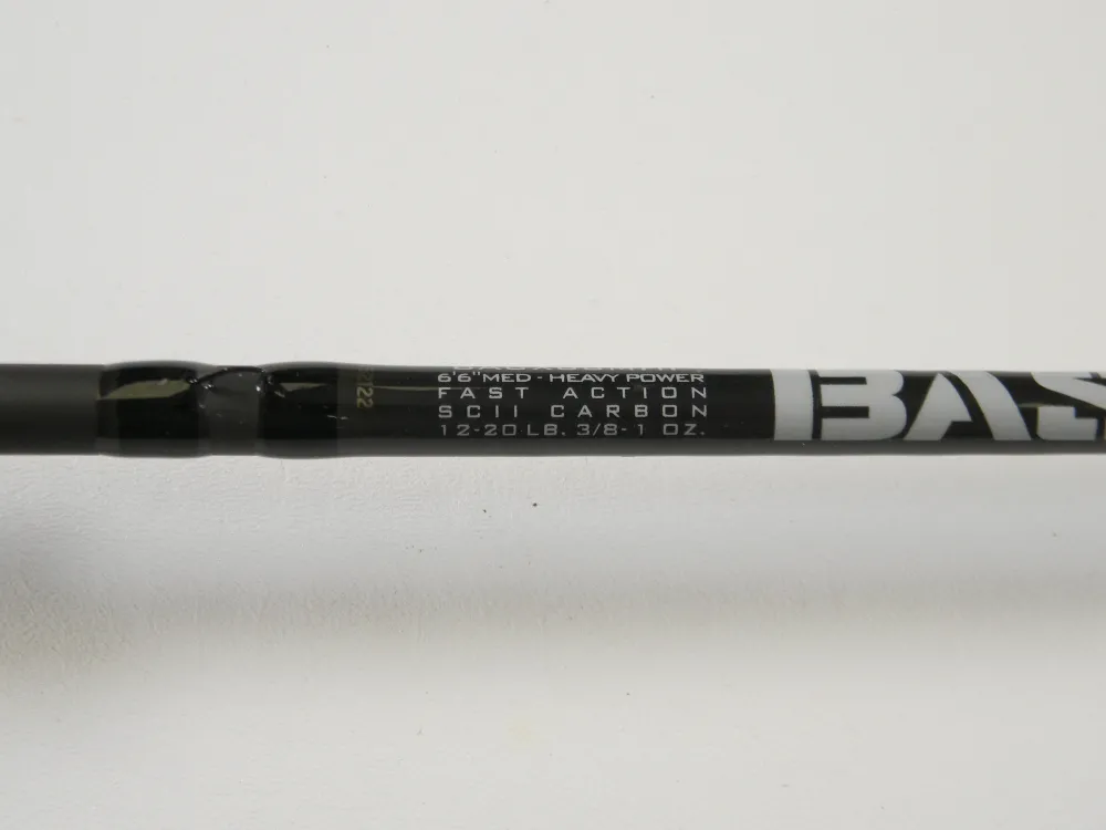 New Bass X BACX66MHF 6'6" Medium Heavy - Used Casting Rod - Exce Used Casting Rods