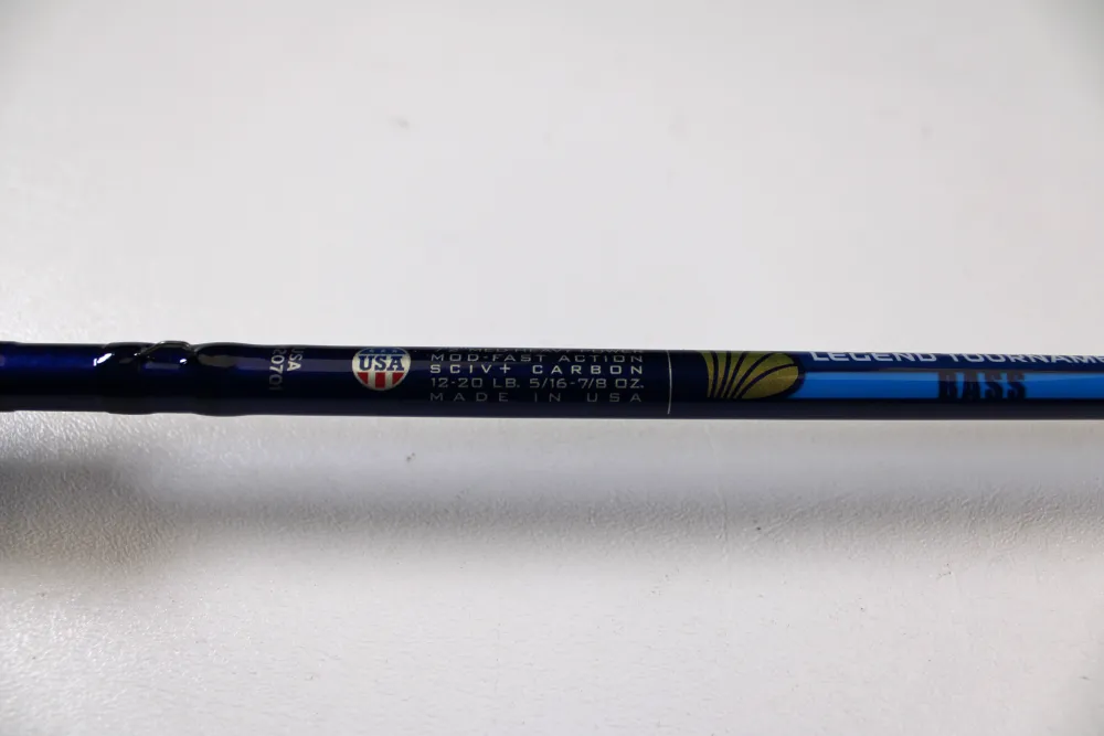 Outlet Legend Tournament Bass LBTC72MHMF Finesse Carbon Cranker 7'2 Used Casting Rods