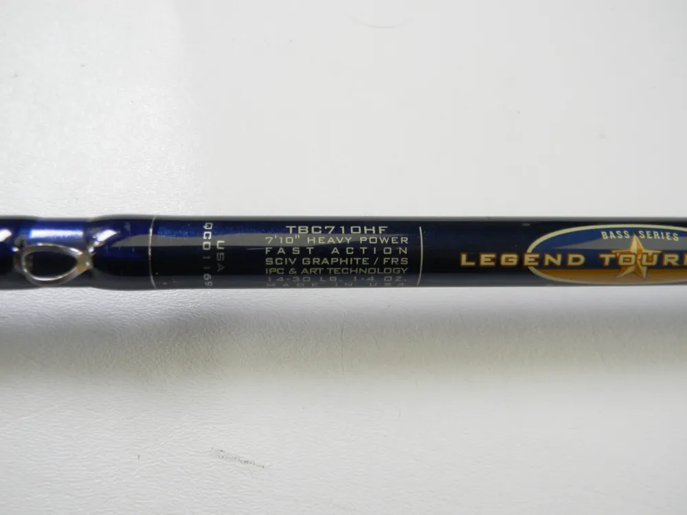 Discount Legend Tournament Bass TBC710HF Swimbait 7'10" Heavy - Used Used Casting Rods