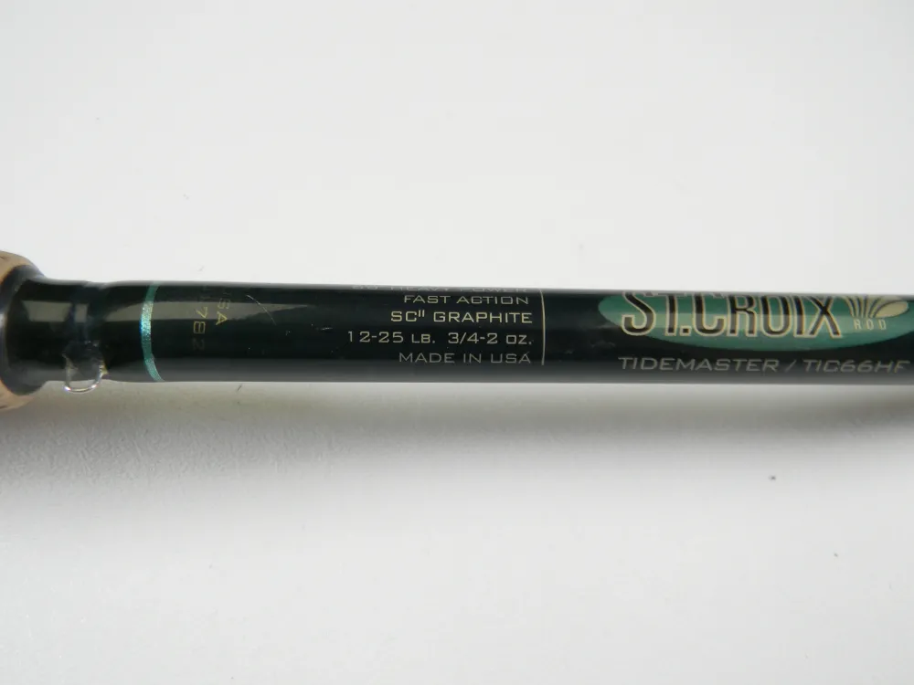 Clearance Tidemaster TIC66HF 6'6" Heavy - Used Casting Rod - Excellent Used Casting Rods