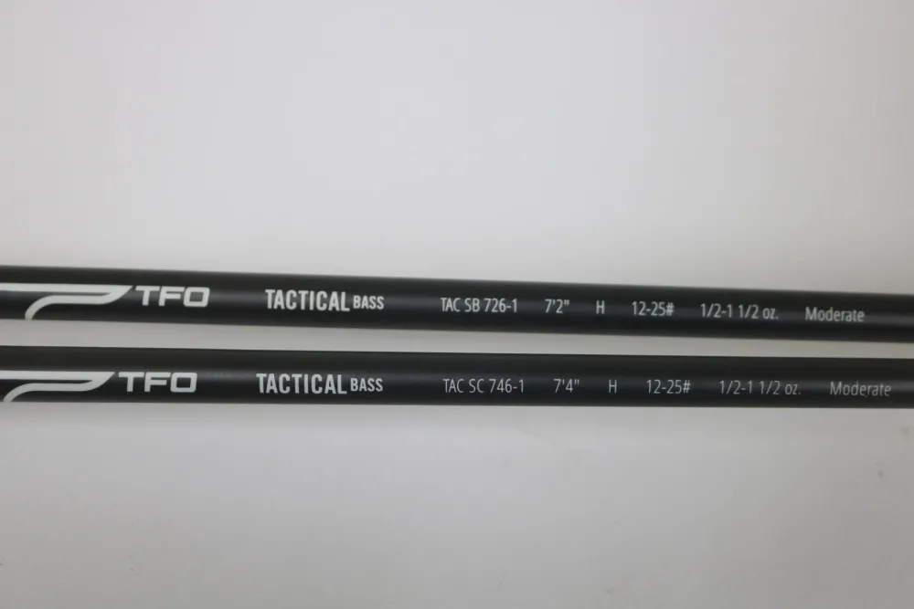 Outlet TFO Tactical Bass TAC SB 726-1 and TAC SC 746-1 Casting Rods - Used - Used Casting Rods