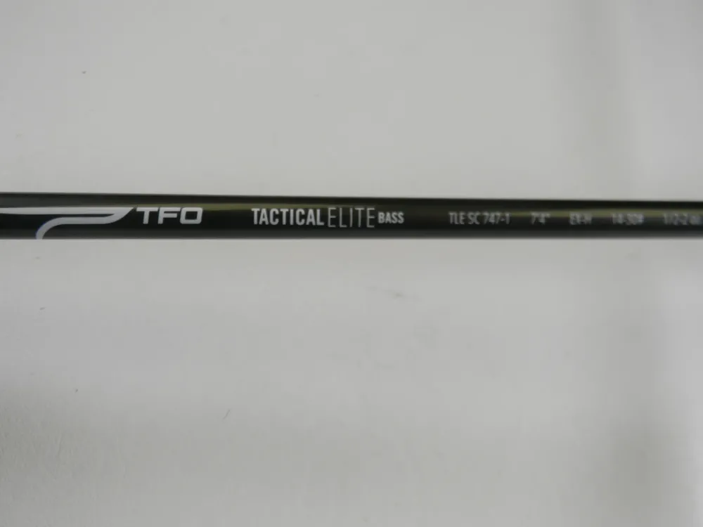 Online TFO Tactical Elite Bass TLE SC 747-1 7'4" Ex-Heavy - Used Casting Rod Used Casting Rods
